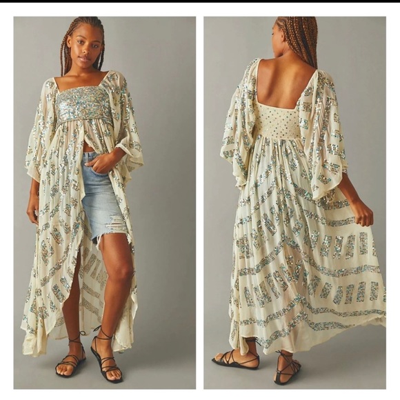 Free People x Jens Pirate Booty Prophecy Maxi Top Dress - Picture 2 of 4